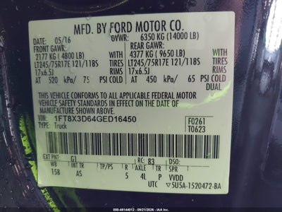 2016 FORD F-350 9