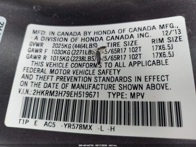 2014 HONDA CR-V 9
