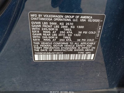 VOLKSWAGEN ATLAS CROSS SPORT