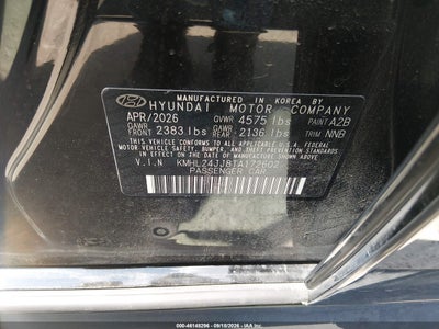 HYUNDAI SONATA HYBRID