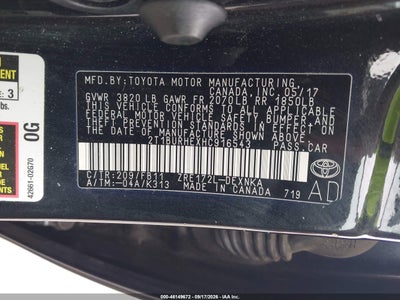 2017 TOYOTA COROLLA 9