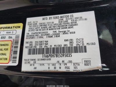 2014 FORD FUSION 9