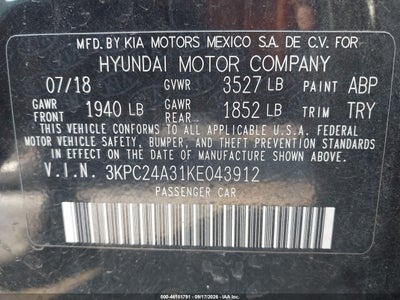 2019 HYUNDAI ACCENT 9