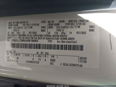 2018 FORD TRANSIT-350 9