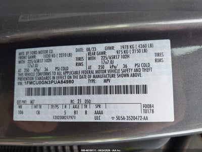 2023 FORD ESCAPE 9