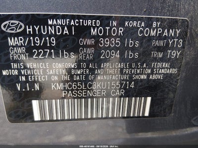 2019 HYUNDAI IONIQ HYBRID 9