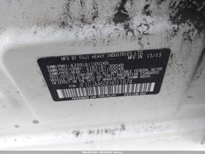 2014 SUBARU IMPREZA 9