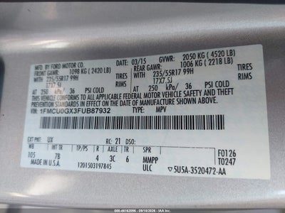 2015 FORD ESCAPE 9