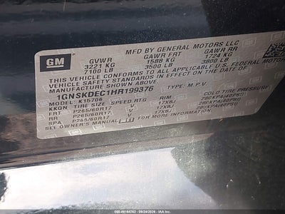 CHEVROLET TAHOE
