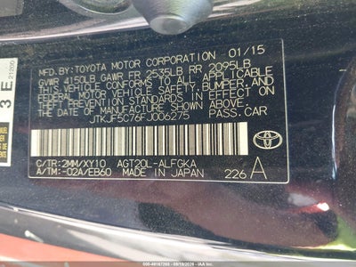 2015 SCION TC 9