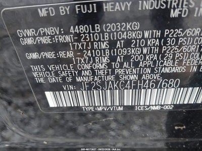 2015 SUBARU FORESTER 9