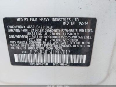 2015 SUBARU FORESTER 9