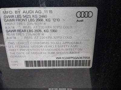 2016 AUDI Q5 9