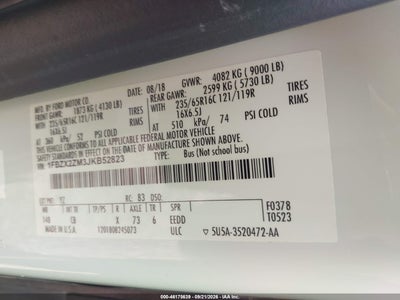 2018 FORD TRANSIT-350 9