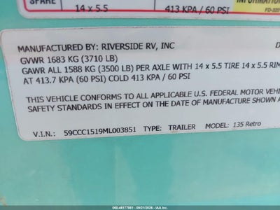 2021 RIVERSIDE RV RETRO 135 9