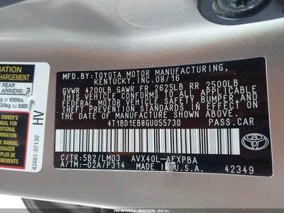 TOYOTA AVALON HYBRID