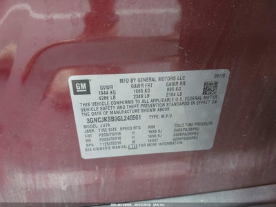 2016 CHEVROLET TRAX 9