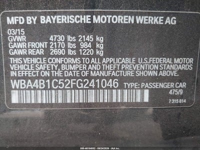 2015 BMW 435I GRAN COUPE 9