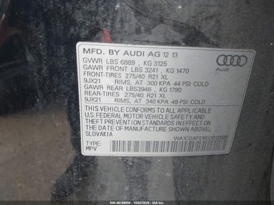 2014 AUDI Q7 9