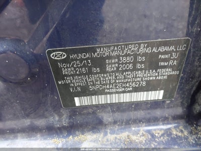 2014 HYUNDAI ELANTRA 9