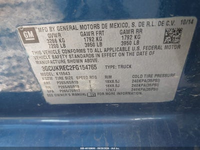 2015 CHEVROLET SILVERADO 1500 9