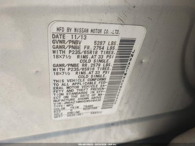 2014 NISSAN MURANO 9