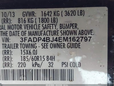 2014 FORD FIESTA 9