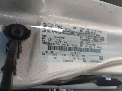 2016 FORD FOCUS 9