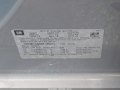 2017 CHEVROLET SILVERADO 3500HD 9