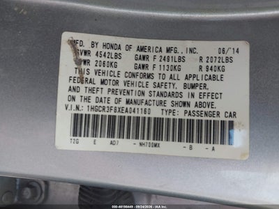 2014 HONDA ACCORD 9