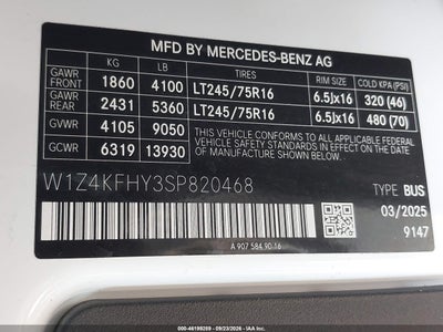 MERCEDES-BENZ SPRINTER 2500