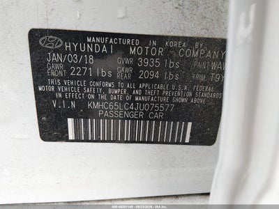 2018 HYUNDAI IONIQ HYBRID 9