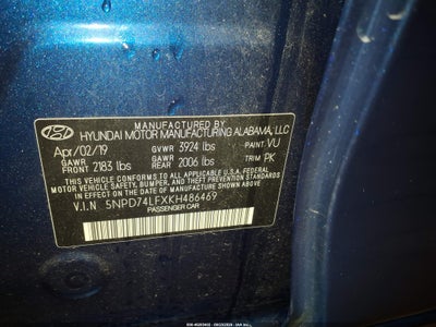 2019 HYUNDAI ELANTRA 9