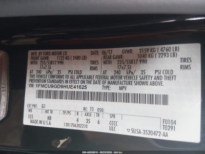 2017 FORD ESCAPE 9