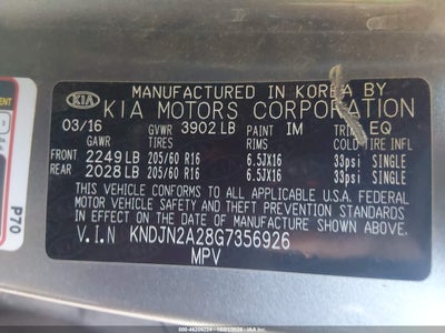 2016 KIA SOUL 9