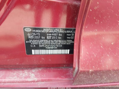 2016 HYUNDAI SONATA 9