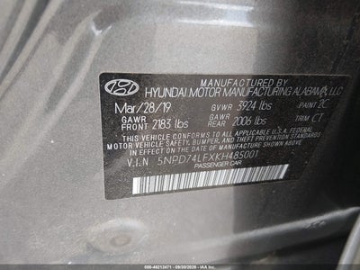 2019 HYUNDAI ELANTRA 9