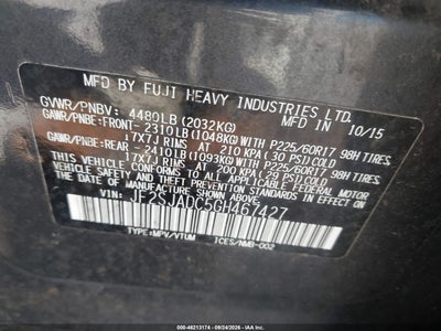 2016 SUBARU FORESTER 9