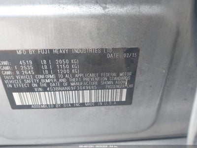 2015 SUBARU LEGACY 9