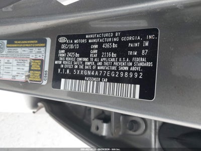 2014 KIA OPTIMA 9