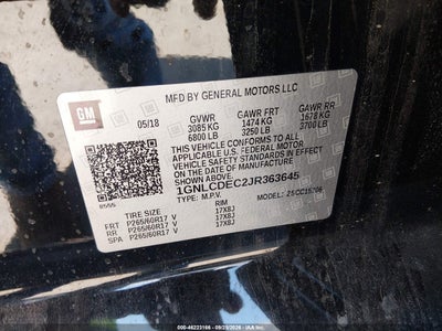 2018 CHEVROLET TAHOE 9