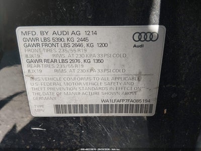 2015 AUDI Q5 9