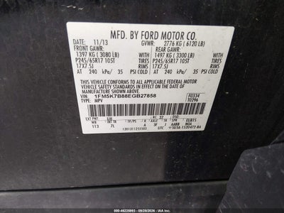 2014 FORD EXPLORER 9