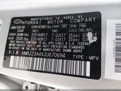 2018 HYUNDAI TUCSON 9