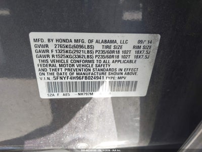 2015 HONDA PILOT 9