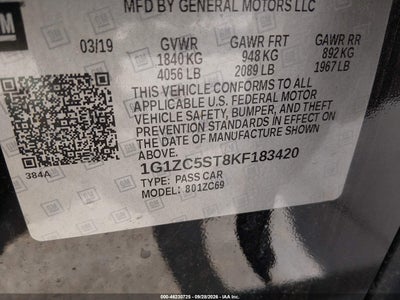 2019 CHEVROLET MALIBU 9