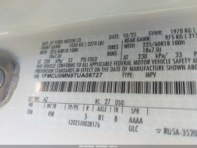 2026 FORD ESCAPE 9