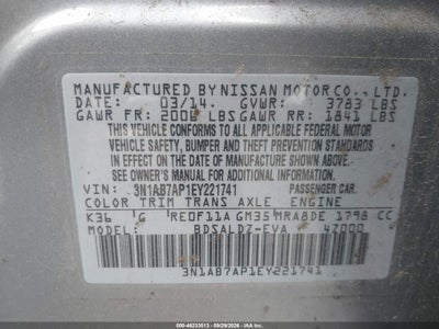 2014 NISSAN SENTRA 9