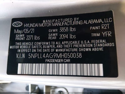 2021 HYUNDAI ELANTRA 9