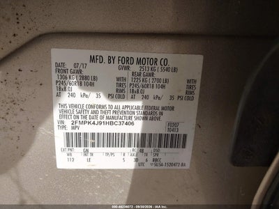 2017 FORD EDGE 9